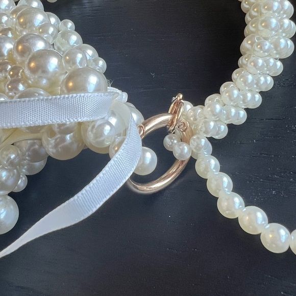 NWT LULLA COLLECTION
Faux Pearl Mini Bucket Bag w/ Detachable Shoulder Strap - Picture 6 of 8